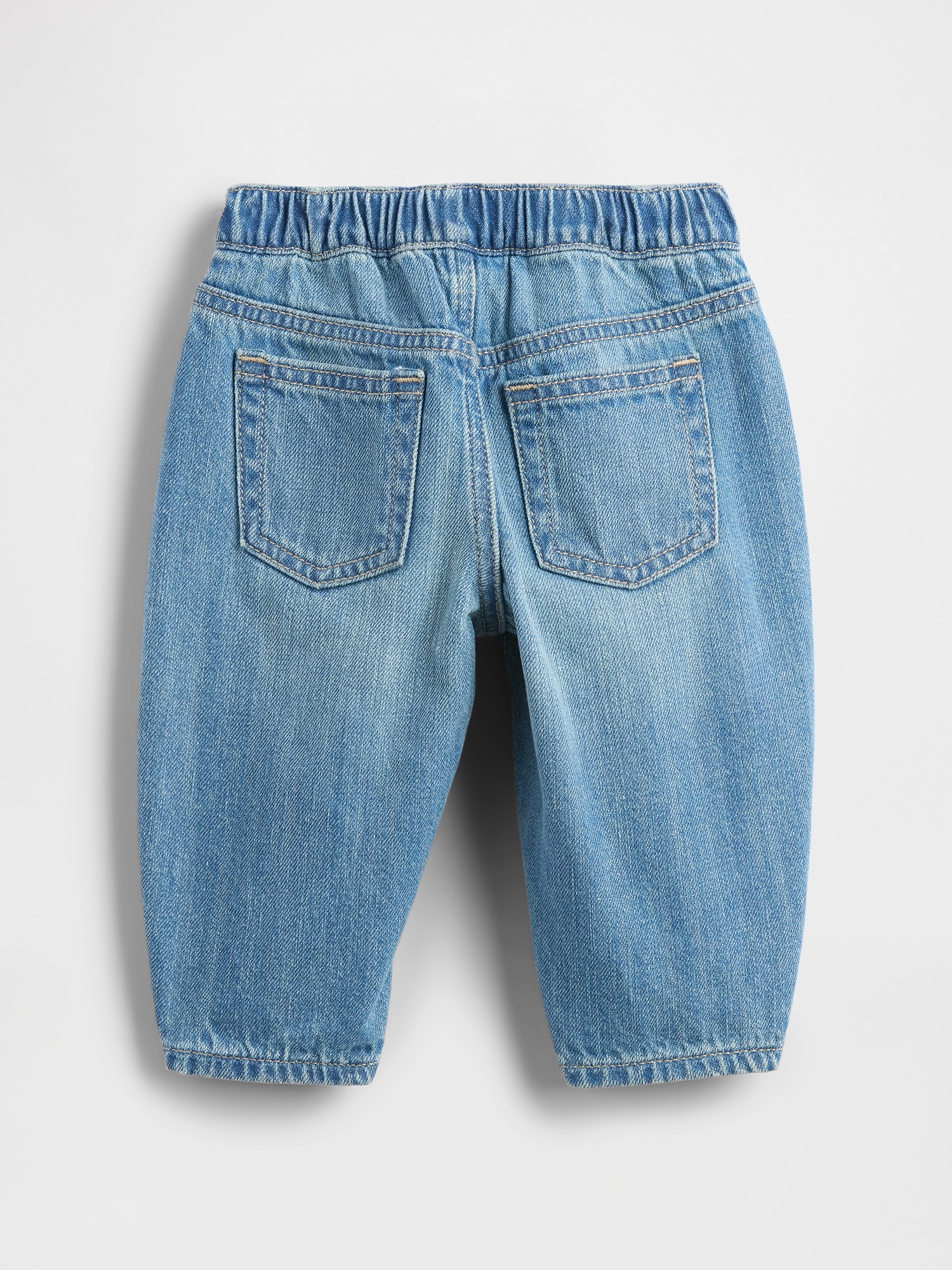 Детские джинсы Gap Baby Pull-on Barrel Jeans — фото 2