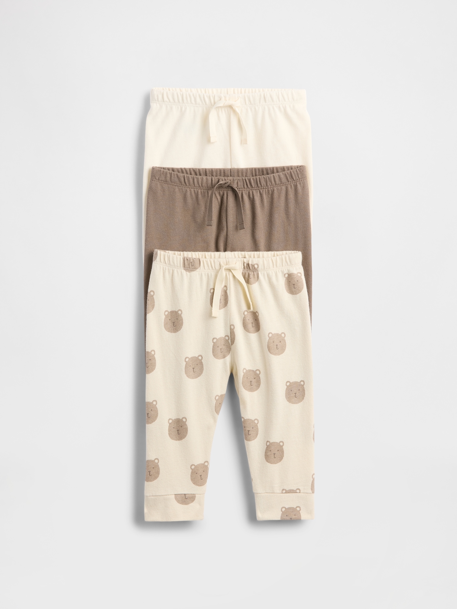 Baby First Favorites Organic Cotton Pull-On Pants (3-Pack)