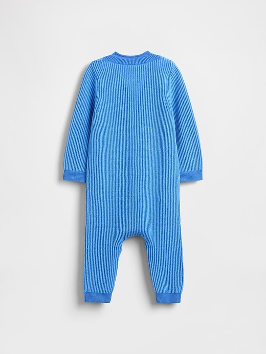 Image number 2 showing, Baby Footless Sweater One-Piece