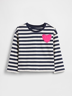 Baby & Toddler Mix & Match Heart Pocket T-Shirt