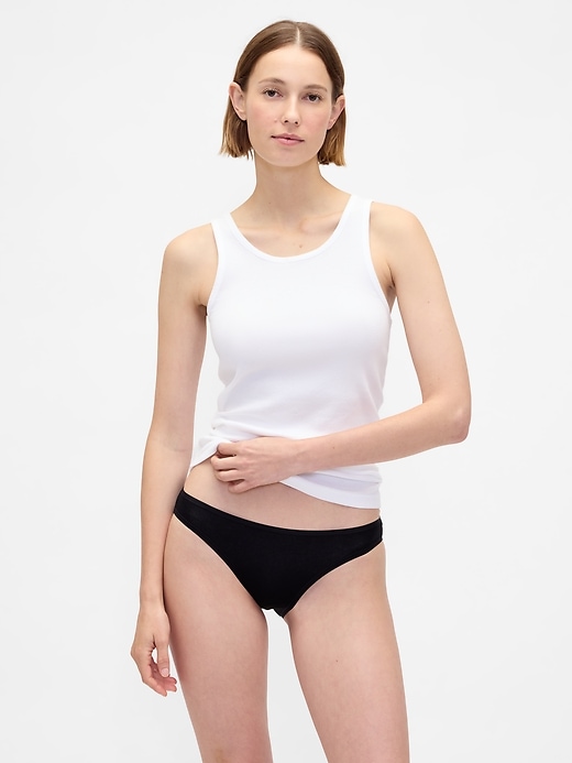 Image number 4 showing, Organic Stretch Cotton Bikini Brief (3-Pack)