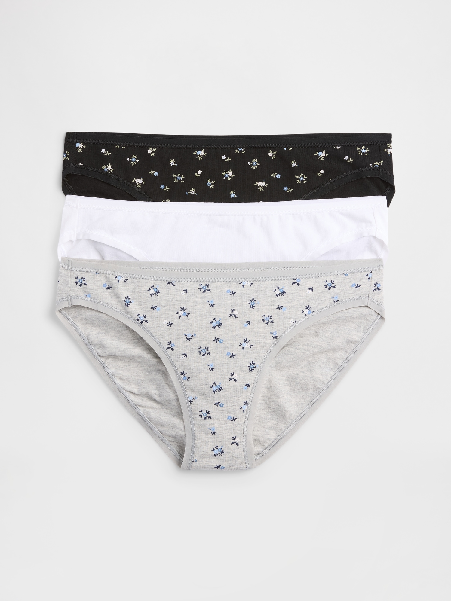 Gap Organic Stretch Cotton Bikini Brief (3-pack) In White