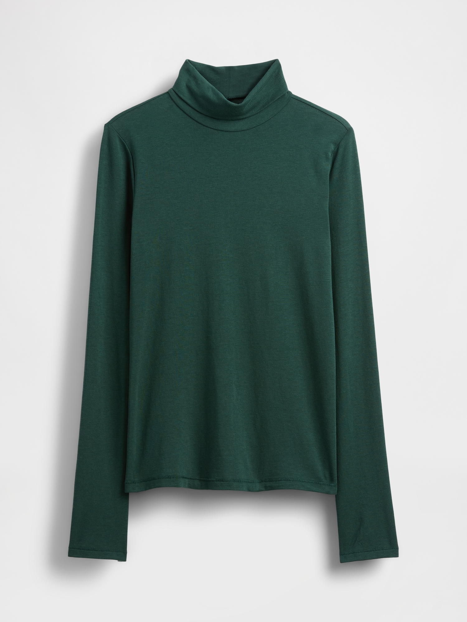 Featherweight Turtleneck - Deep Hunter Green