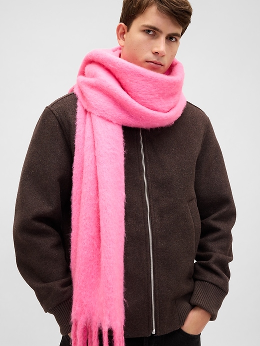 Image number 5 showing, Brushed Fringe Scarf