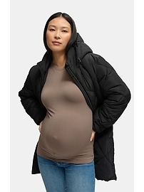 Image number 4 showing, Ingrid and Isabel Maternity Parka With Removable Baby Carrier Insert