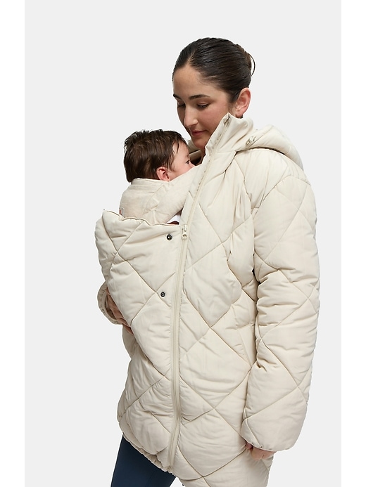 Image number 6 showing, Ingrid and Isabel Maternity Parka With Removable Baby Carrier Insert