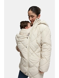 Image number 6 showing, Ingrid and Isabel Maternity Parka With Removable Baby Carrier Insert