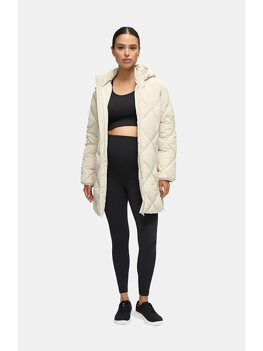 Image number 4 showing, Ingrid and Isabel Maternity Parka With Removable Baby Carrier Insert