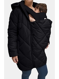 Image number 6 showing, Ingrid and Isabel Maternity Parka With Removable Baby Carrier Insert