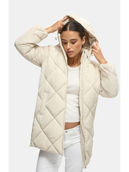 Image number 3 showing, Ingrid and Isabel Maternity Parka With Removable Baby Carrier Insert