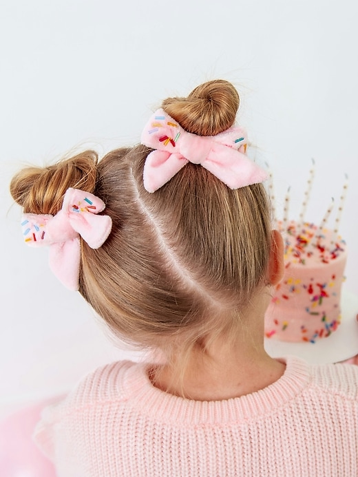 Image number 3 showing, Sweet Wink Sprinkle Bow Clip Set