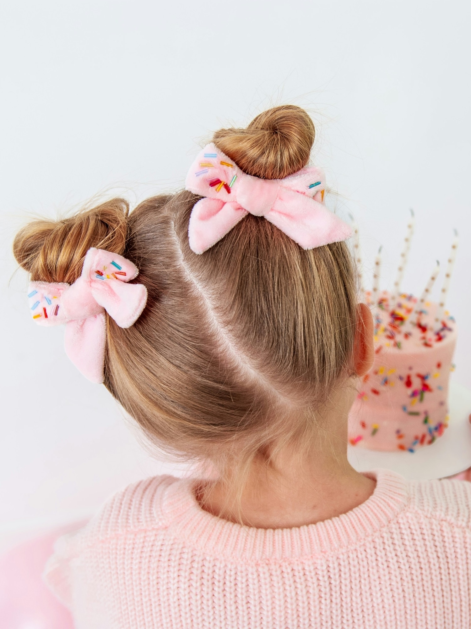 Sweet Wink Sprinkle Bow Clip Set