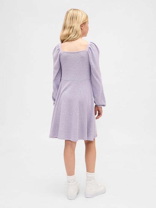 Image number 3 showing, Kids Ruched Bow Dress