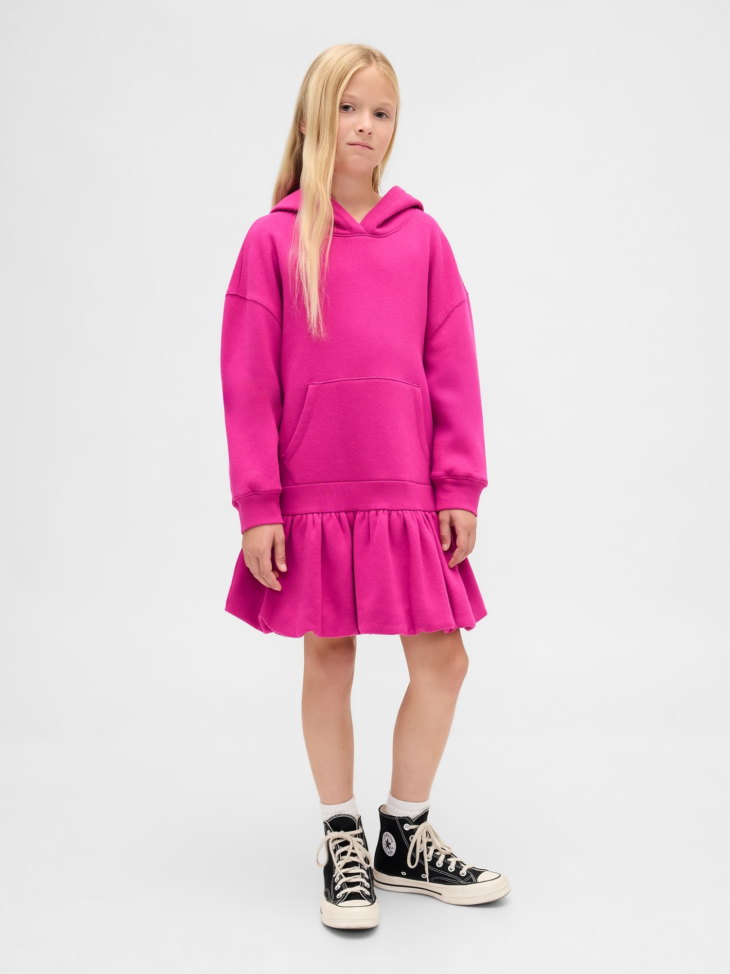 Gap Kids Oversized Hoodie Sweatshirt Dress