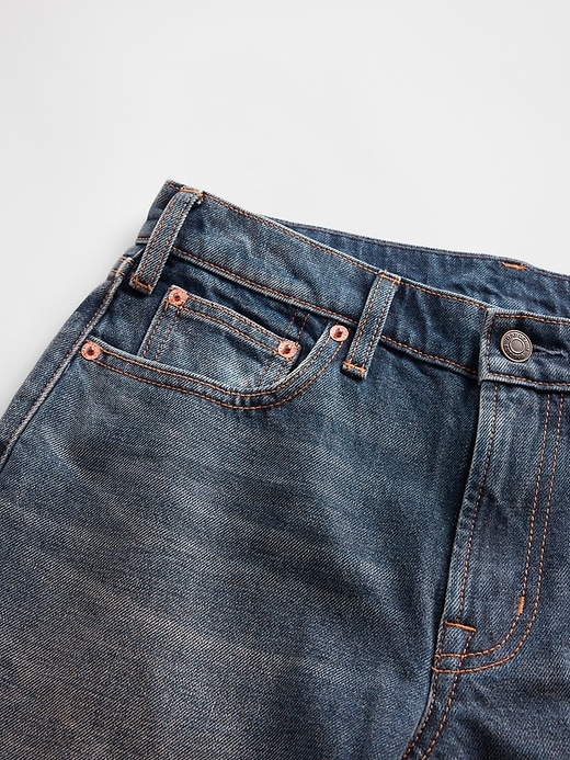 Image number 6 showing, Mid Rise Relaxed Flare Jeans