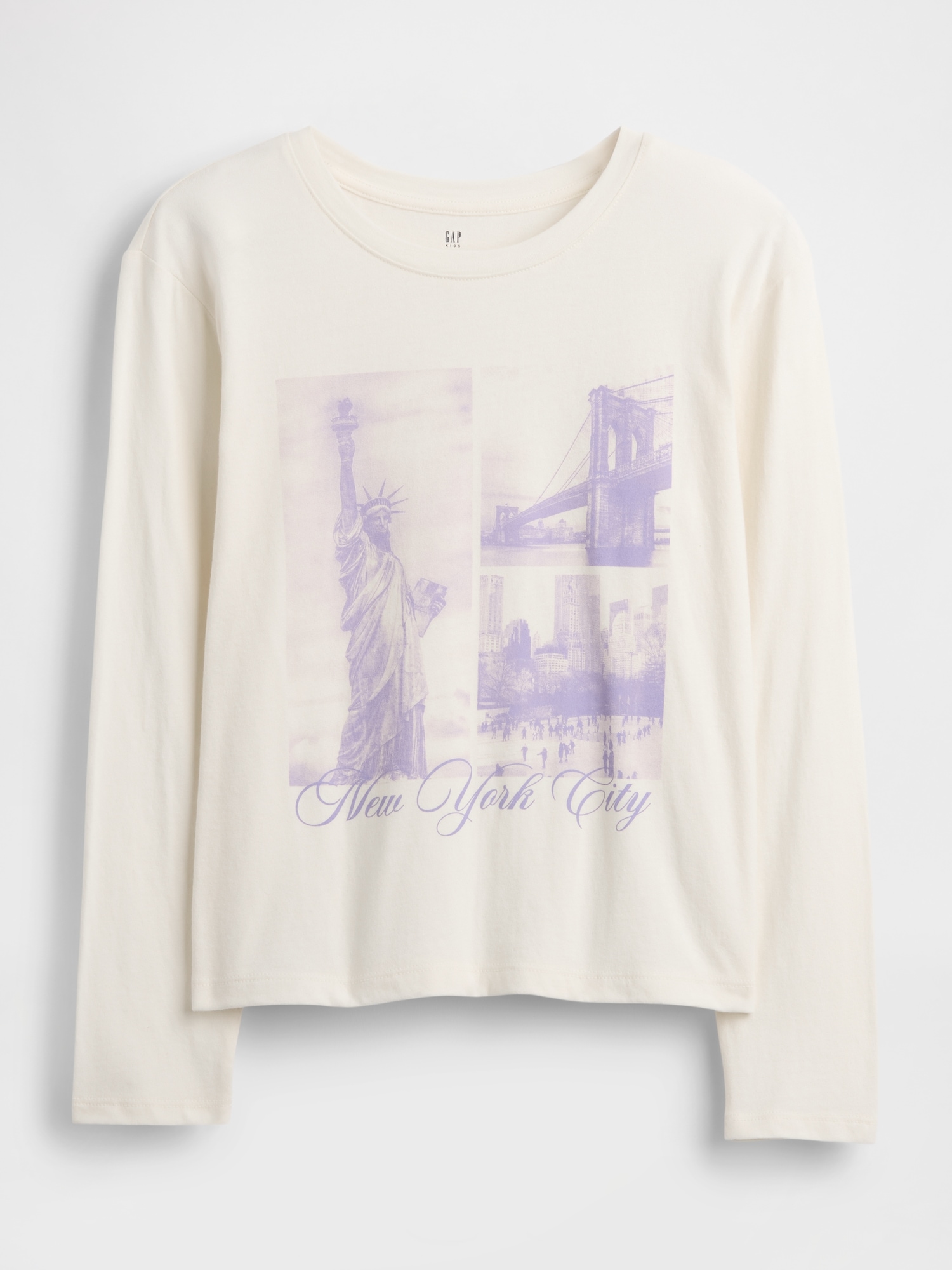 Kids Relaxed Graphic T-Shirt - Ivory Frost