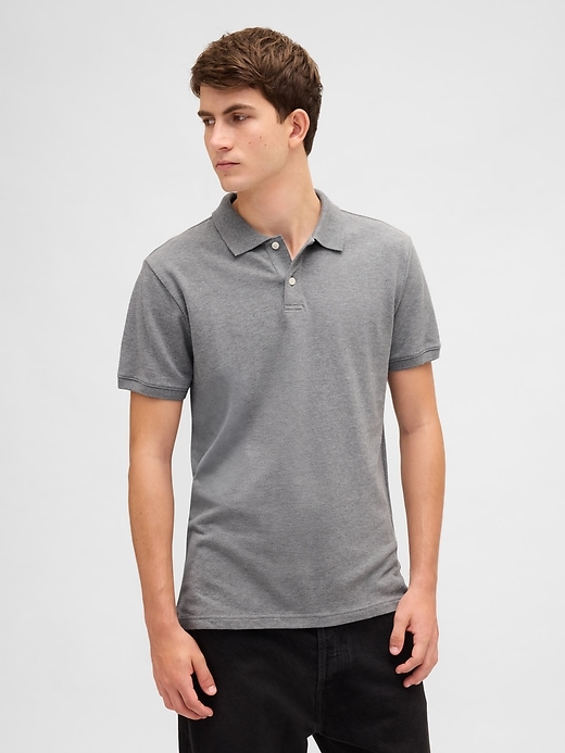 Image number 1 showing, Pique Polo Shirt