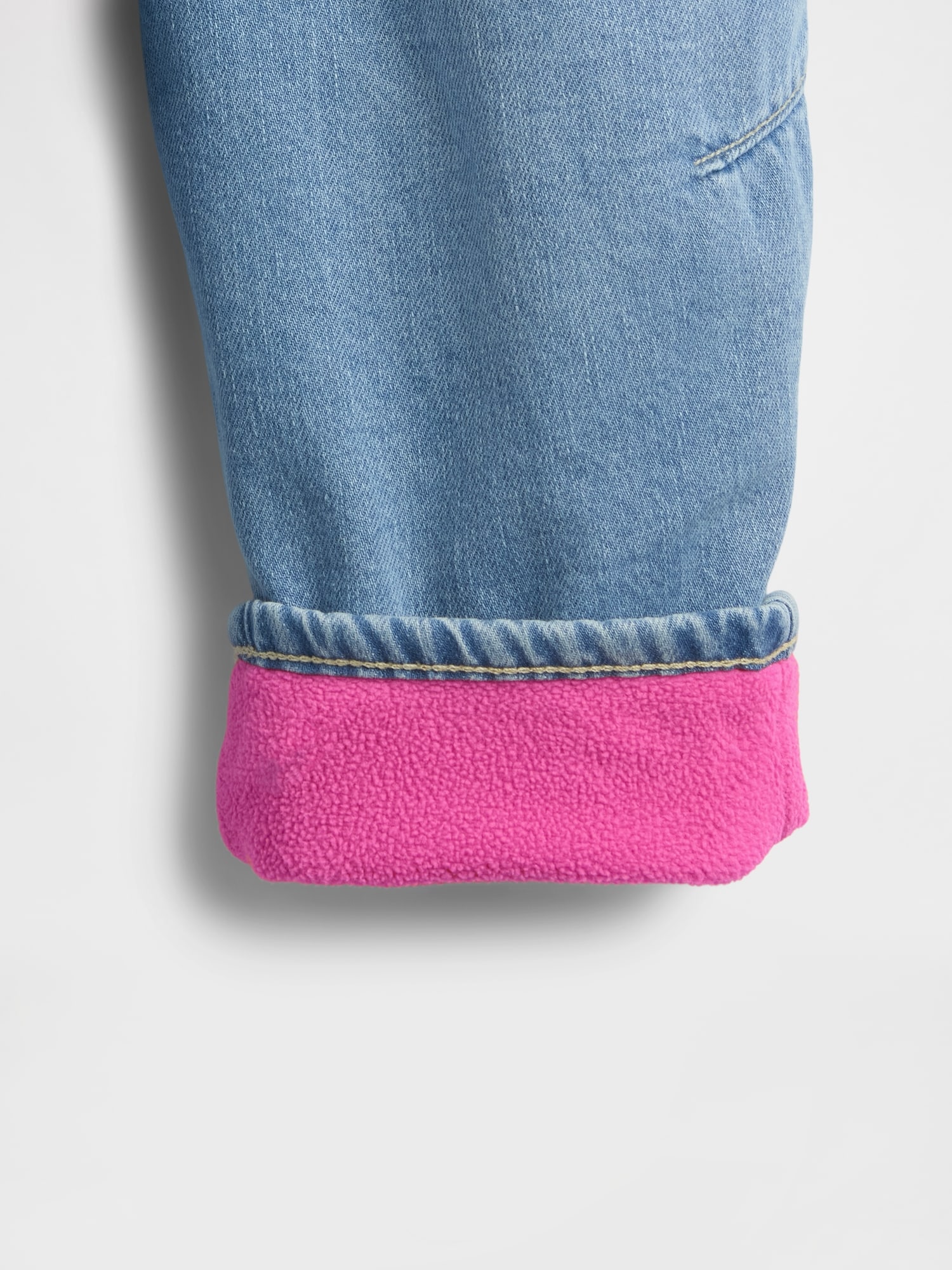 Baby & Toddler Cozy-Lined Barrel Jeans