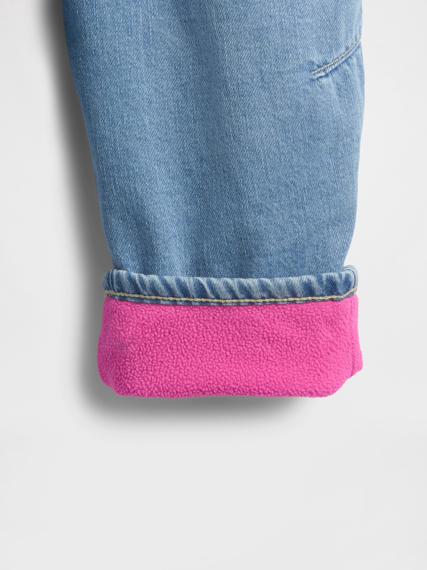 Детские джинсы Gap Baby & Toddler Cozy-Lined Barrel Jeans — фото 4