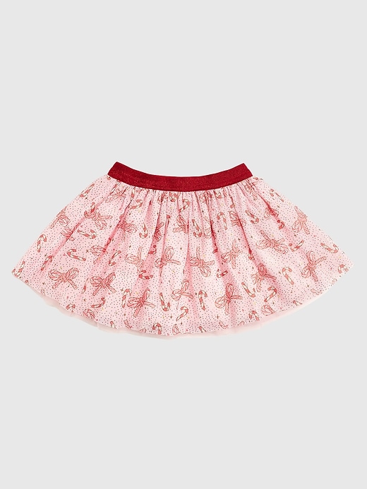 Image number 1 showing, Sweet Wink Candy Cane Bow Printed Christmas Tutu