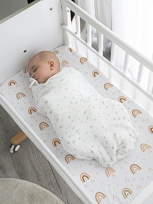 Image number 4 showing, Comfy Cubs Muslin Swaddle Blankets