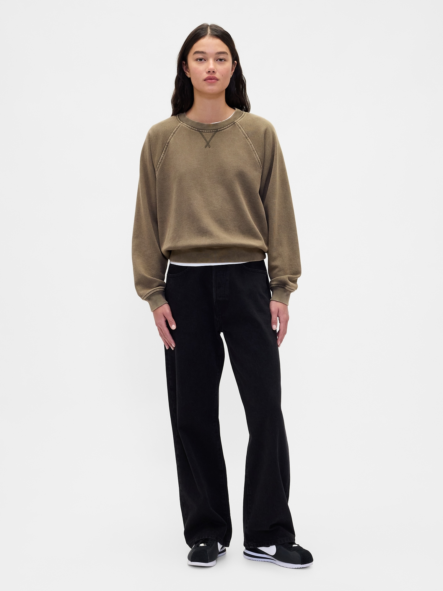 Heavyweight French Terry Raglan Sweatshirt