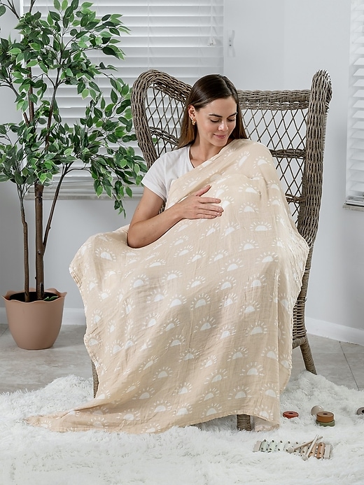 Image number 5 showing, Comfy Cubs Muslin Swaddle Blanket