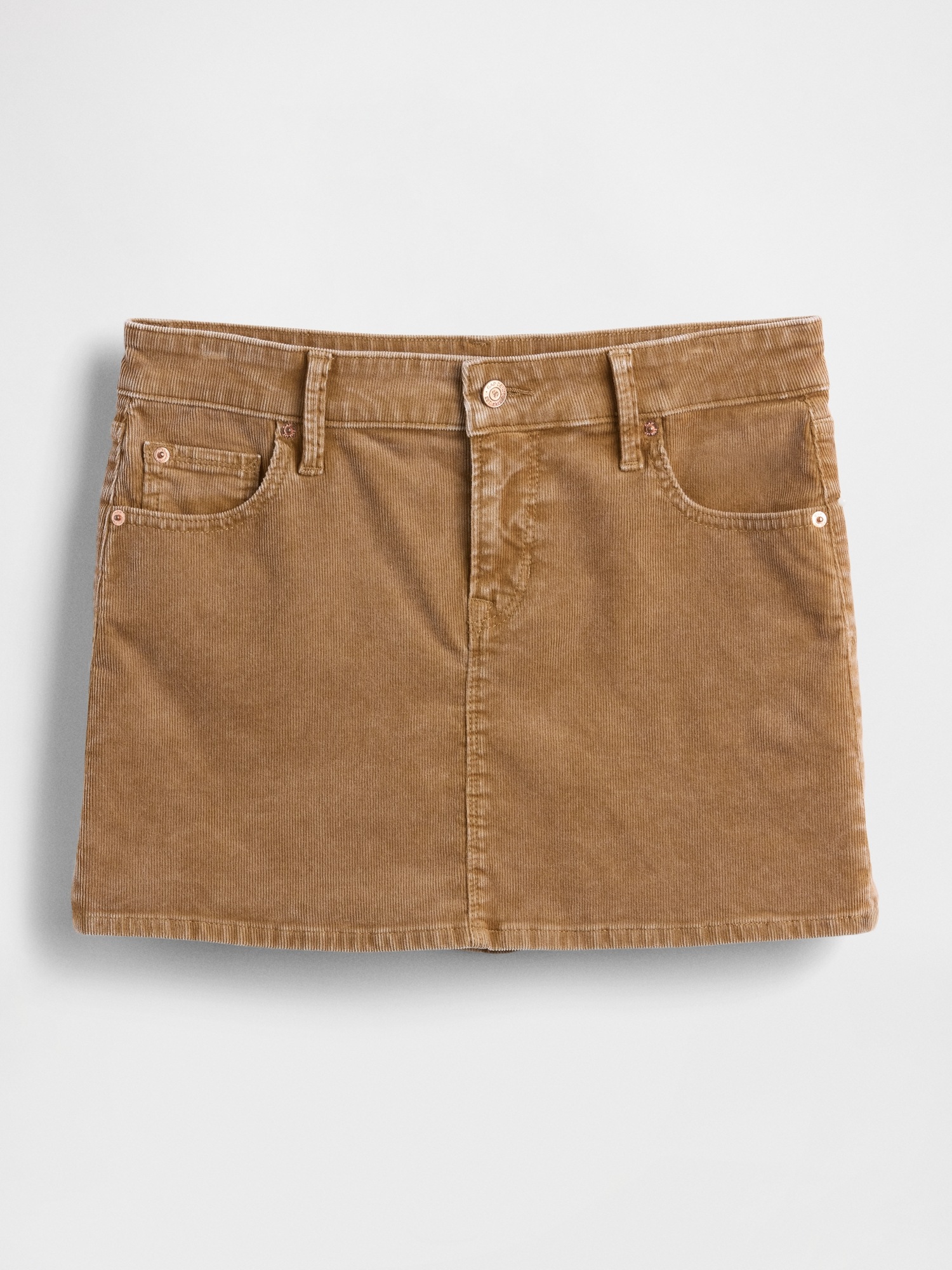 Женские юбки Gap Corduroy Mini Skirt — фото 4