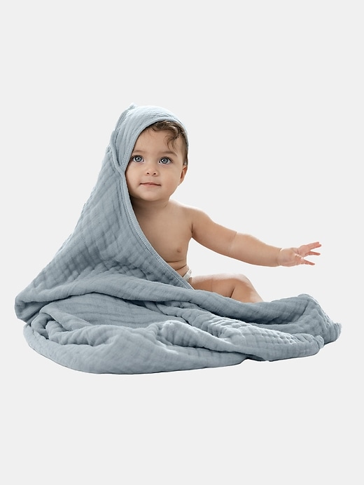 Image number 1 showing, Comfy Cubs Baby Hooded Towel