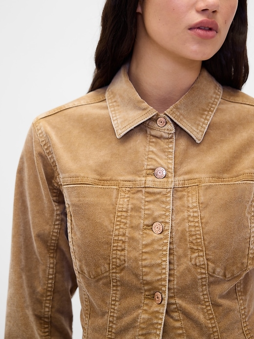 Image number 4 showing, Corduroy Fitted Jacket