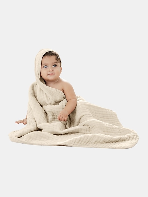 Image number 1 showing, Comfy Cubs Baby Hooded Towel
