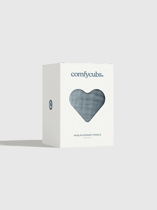 Image number 3 showing, Comfy Cubs Baby Hooded Towel