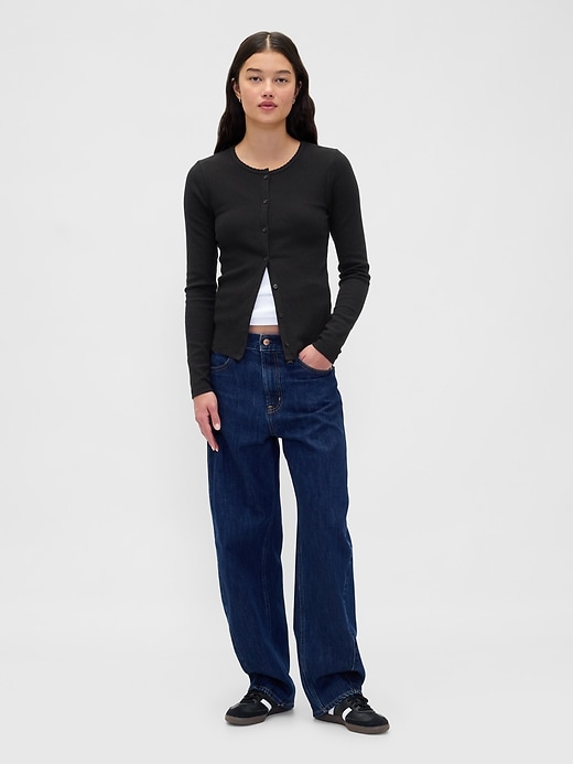 Image number 2 showing, Pointelle Cardigan