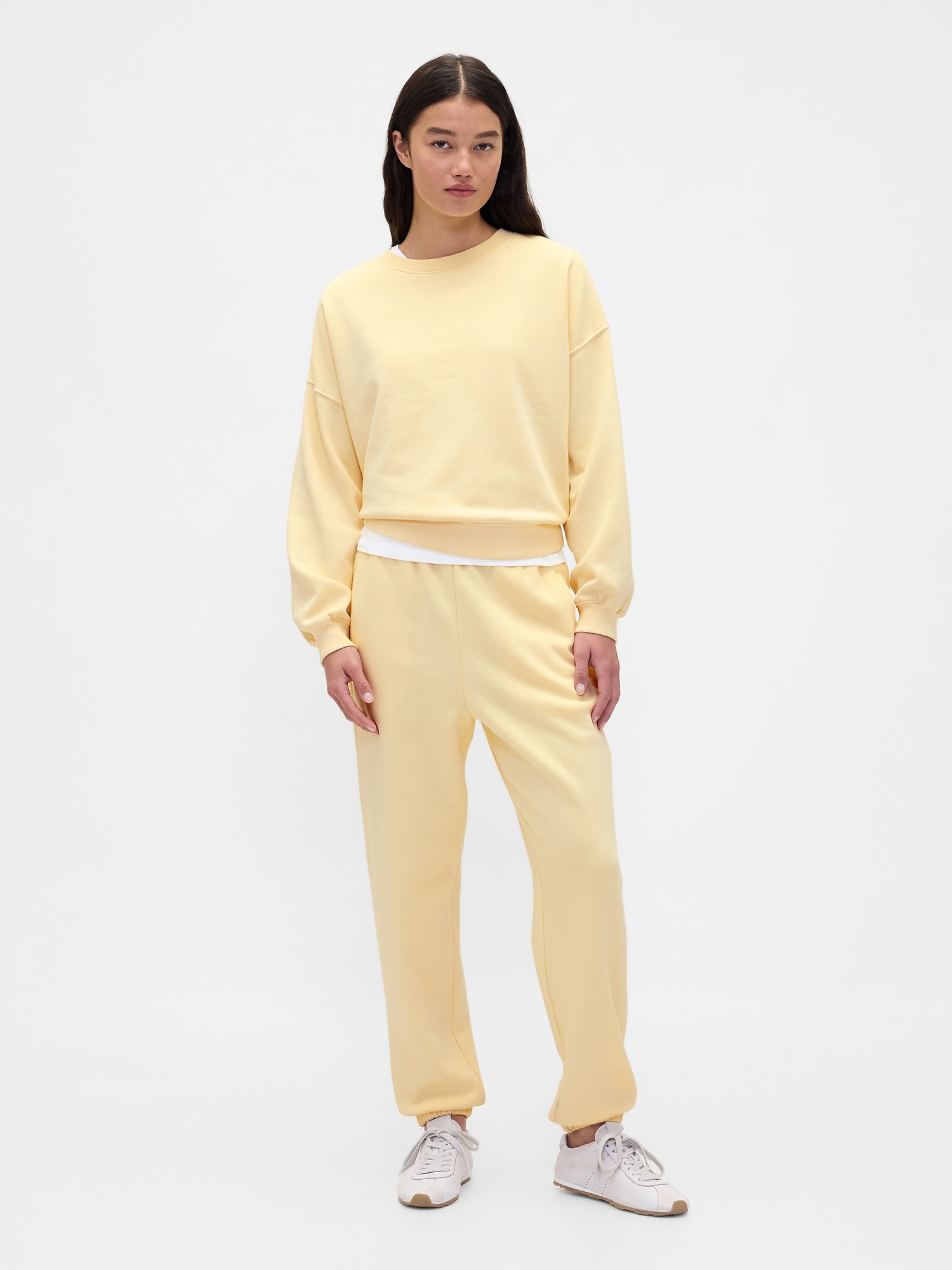 High Rise VintageSoft Relaxed Joggers - Yellow