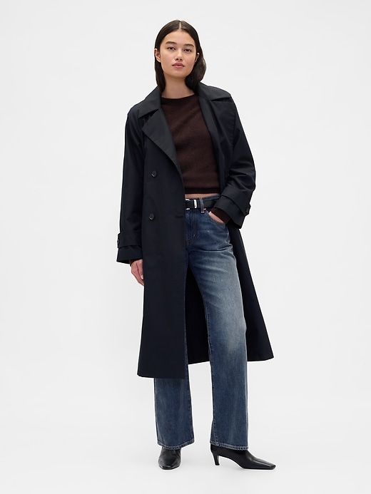 Image number 1 showing, Mid Rise Relaxed Flare Jeans