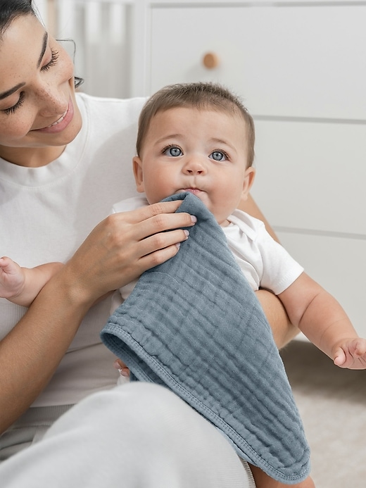 Image number 5 showing, Comfy Cubs Muslin Burp Cloths