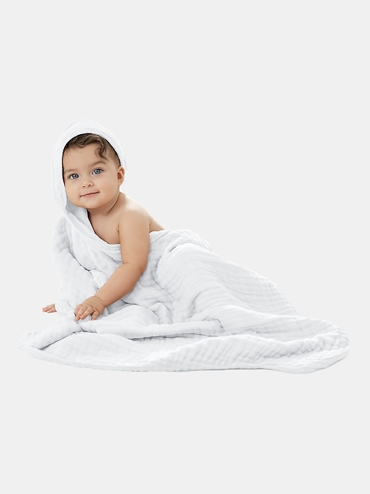 Image number 1 showing, Comfy Cubs Baby Hooded Towel