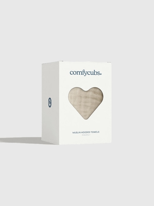 Image number 3 showing, Comfy Cubs Baby Hooded Towel