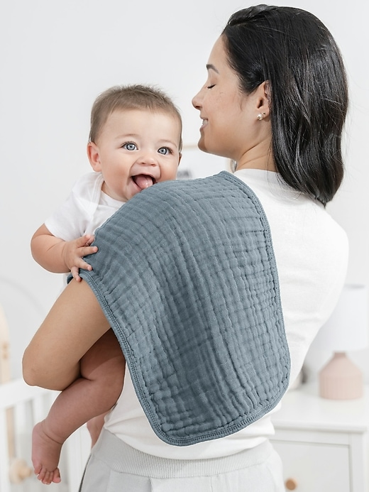 Image number 3 showing, Comfy Cubs Muslin Burp Cloths