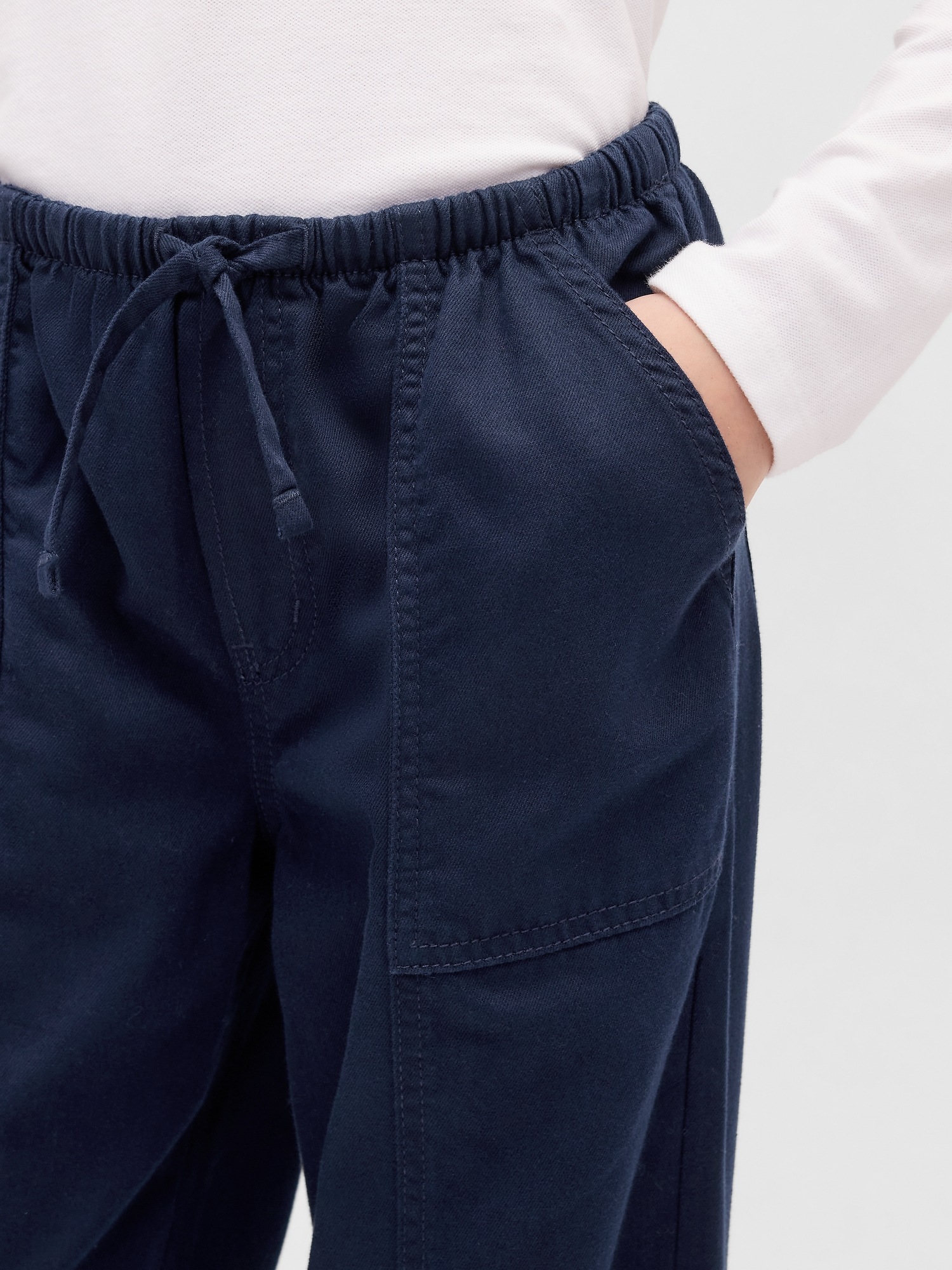 Детские брюки Gap Kids Uniform Easy Wide-Leg Pants — фото 5