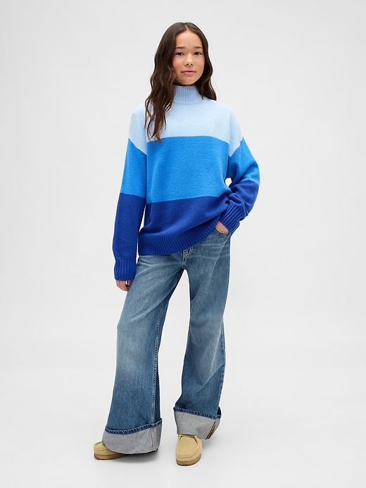 Image number 4 showing, Kids CashSoft Stripe Tunic Sweater