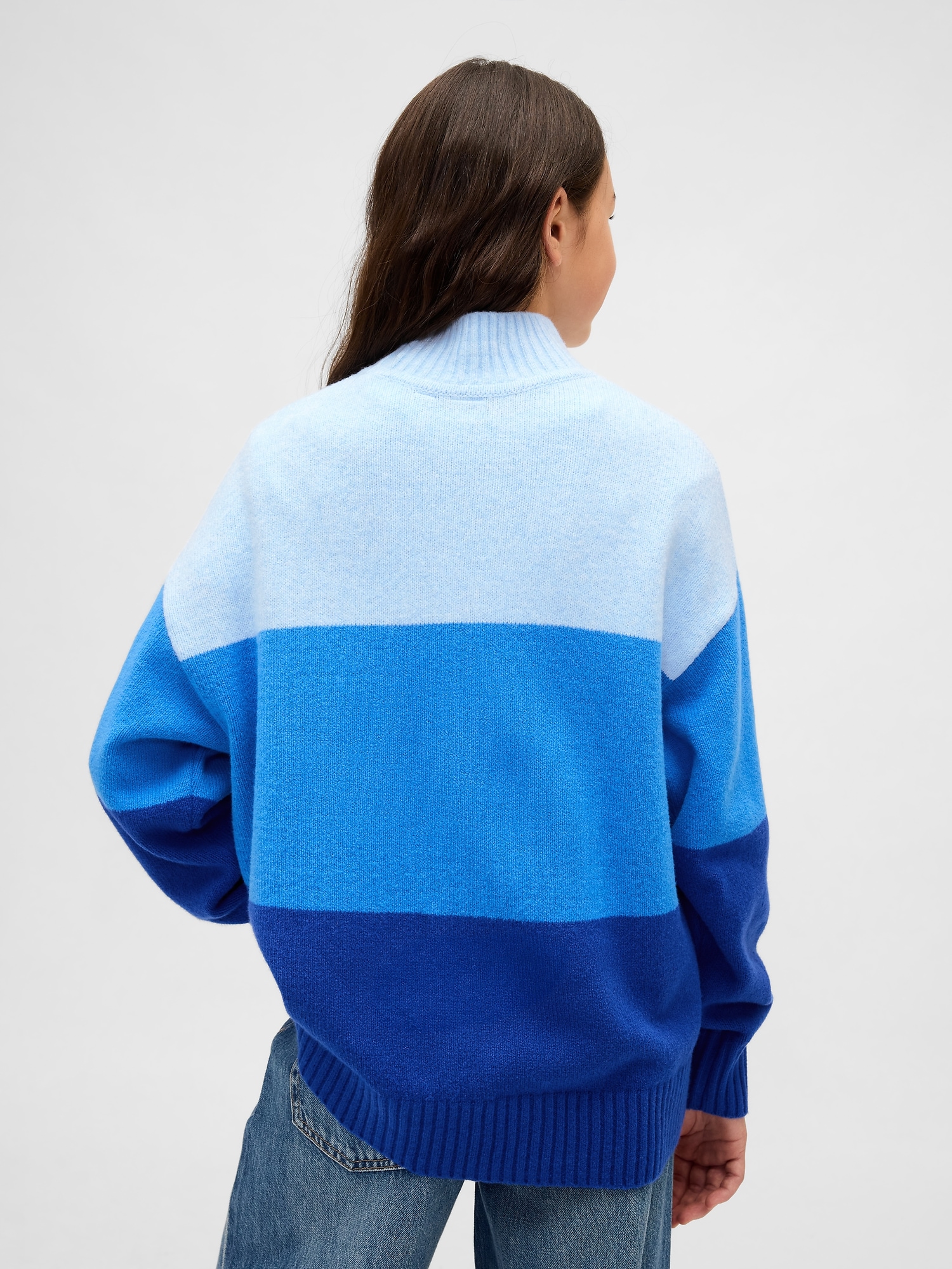 Kids CashSoft Stripe Tunic Sweater