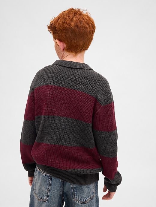 Image number 3 showing, Kids Polo Sweater