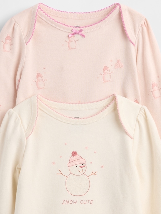 Image number 4 showing, Baby Organic Cotton Bodysuit Outfit Set (3-Pack)