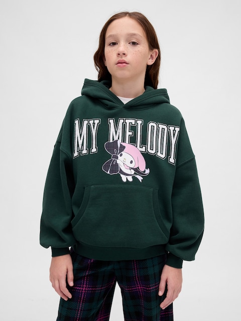Kids VintageSoft Oversized Hello Kitty Hoodie