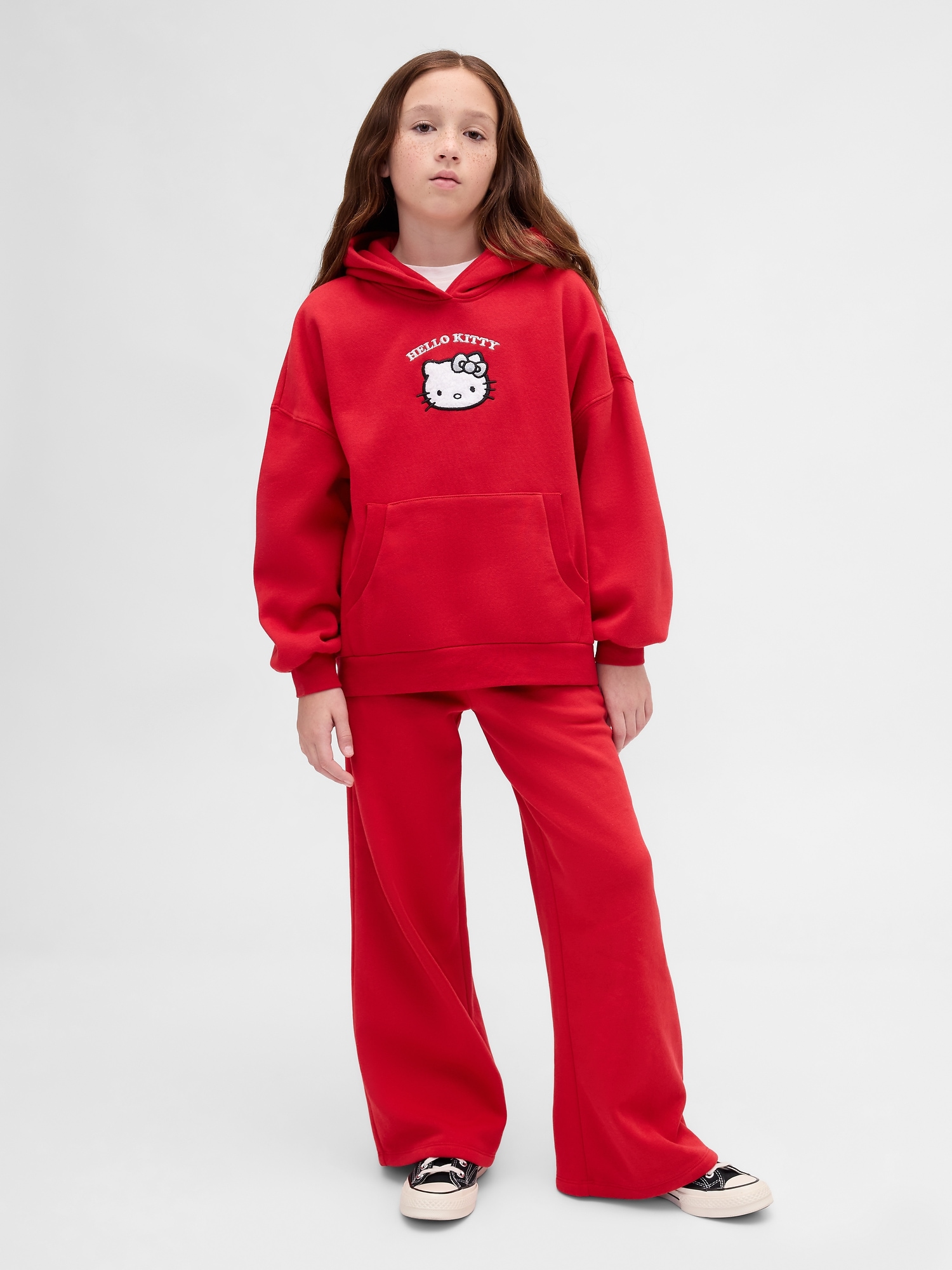 Kids VintageSoft Baggy Sweatpants - Modern Red
