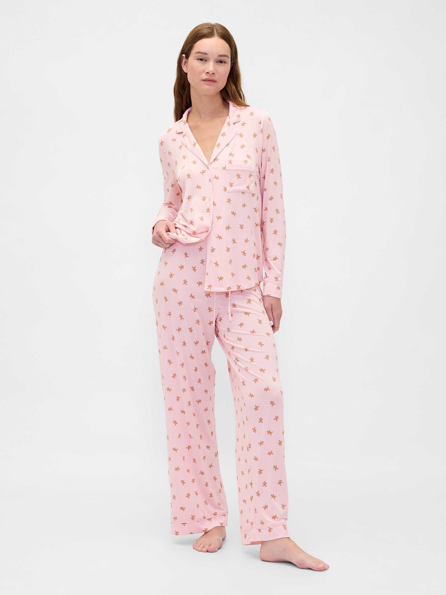 Softest Modal PJ Pants - Gingerbread