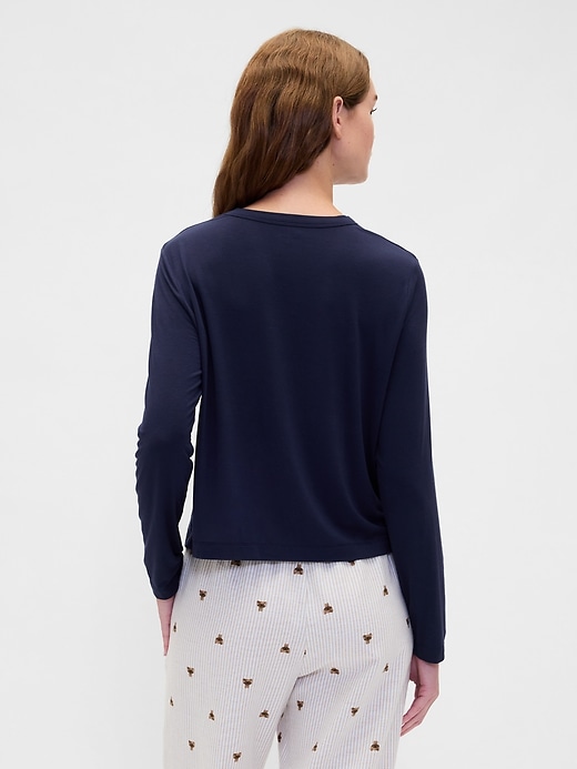 Image number 3 showing, Softest Modal Pocket PJ T-Shirt