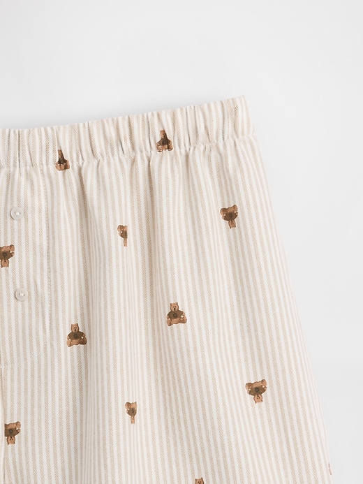 Image number 5 showing, Logo Flannel Boxer Shorts