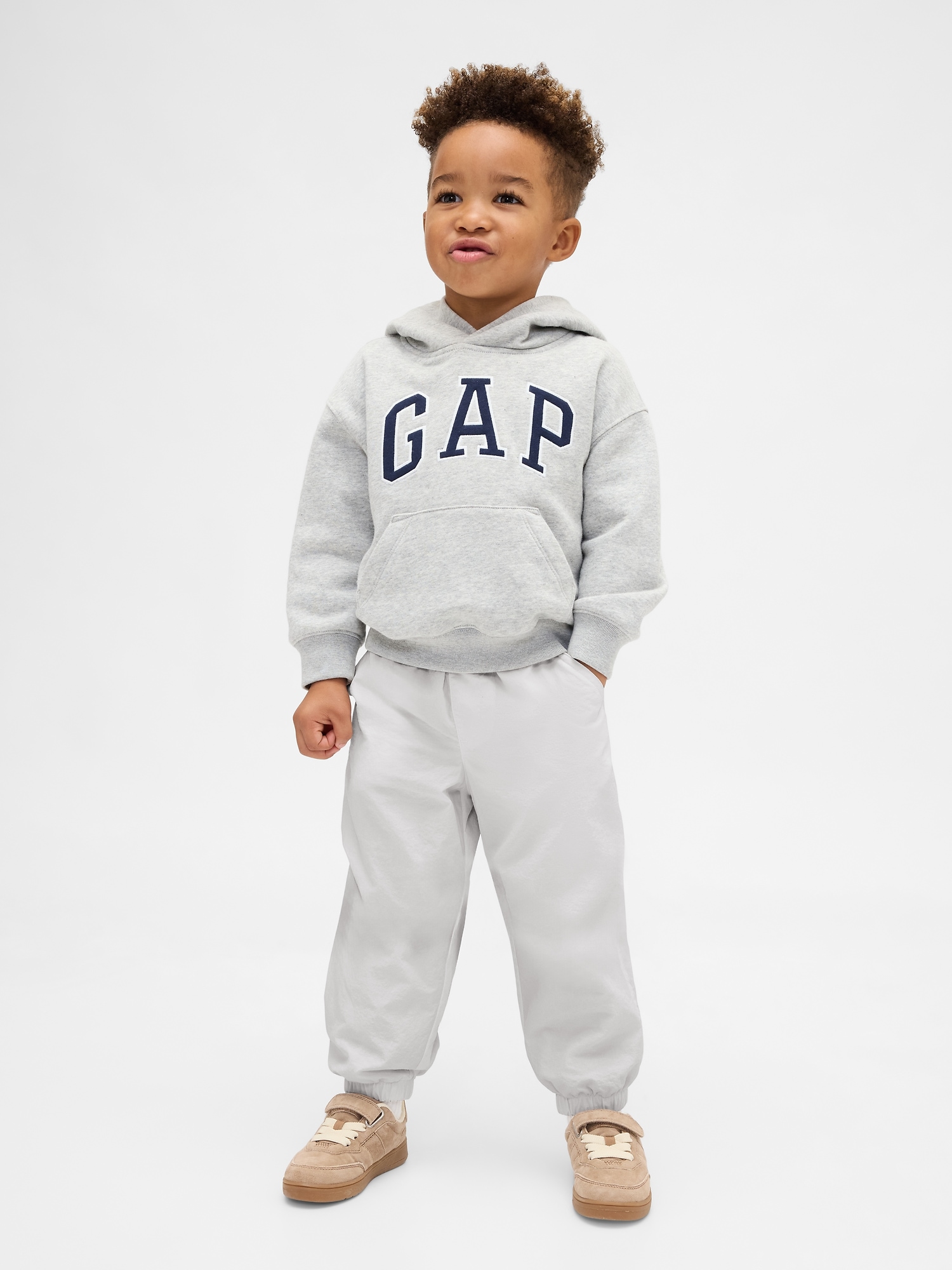 Baby & Toddler Lined Parachute Joggers - Chino Beige